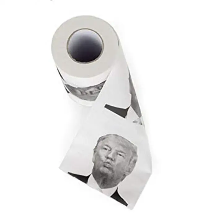 1 рулон креативная печатная туалетная бумага s домашняя ванная комната ткани Двухслойное бумажное полотенце белая чистая целлюлоза рулон