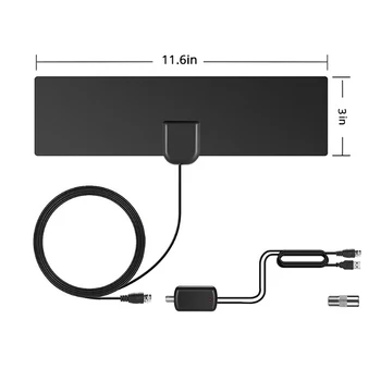 

2018 Newest TV Antenna, 80 Mile Long Range Freeview Indoor HDTV Digital Amplified Antennas