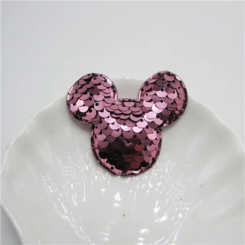 pink mickey 10 шт., рыбья чешуя, блестки, эльф, аксессуары ручной работы, товары для рукоделия, шпилька, головной убор, посылка, кошелек, Декор, материалы для рукоделия - Цвет: pink mickey