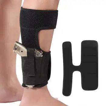 

1pc Ankle Holster Concealed Carry Elastic Secure Strap Leg Pistol Holster Pocket Revolvers with Calf Strap Spare Pouch