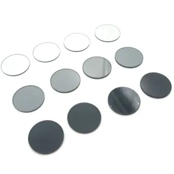 

Neutral attenuation filters with transmittance ranging from 0.01% to 94% of ND gray mirrors in full-band dimmers