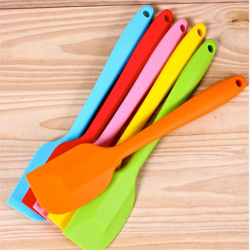 

Heat Resistant Flexible Silicone Spatulas Cake Spatula Multi-purpose Scraping Baking Scraper Cooking Tools Kitchen Accessories
