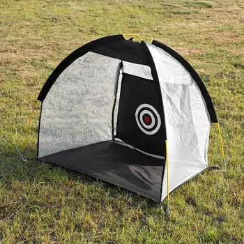 

Outdoor Portable 1M Golf Training Cages Practice Net Training Free Driving Mat