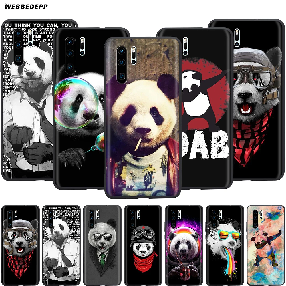 Webbedepp панда Dab чехол для Huawei Mate 10 20 30 Nova 2i 2 3 3i 4 5i Y5 Y6 Y7 Y9 Pro Lite Prime | Мобильные телефоны
