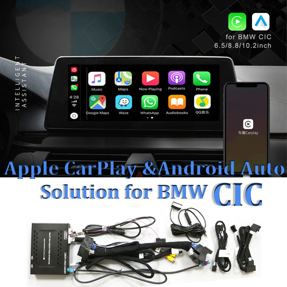 

Reversing Camera Interface Module for CIC System with Carplay Mirroring CIC System X1 (2010-2012) MINI (2010-2012)X3/X4/X5/X6