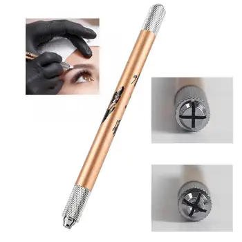 

Eyelashes Accesories Double Head Multi-functional Manual Tattoo Pen for Eyebrow Lips Eyeliner For Tattooing