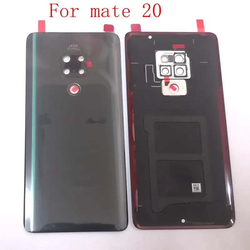 Для huawei mate 20 крышка батареи Задняя Дверь Корпус для mate20 HMA-L09 HMA-L29 задняя рамка стекло запасные части с объективом камеры