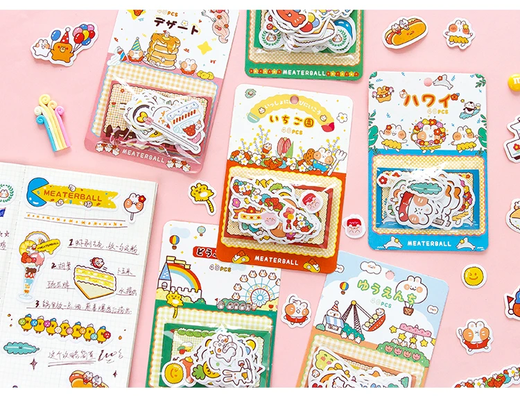 40 шт./упак. Митт кошачья серия stickersr для детей DIY дневник в стиле Скрапбукинг фото Ablums