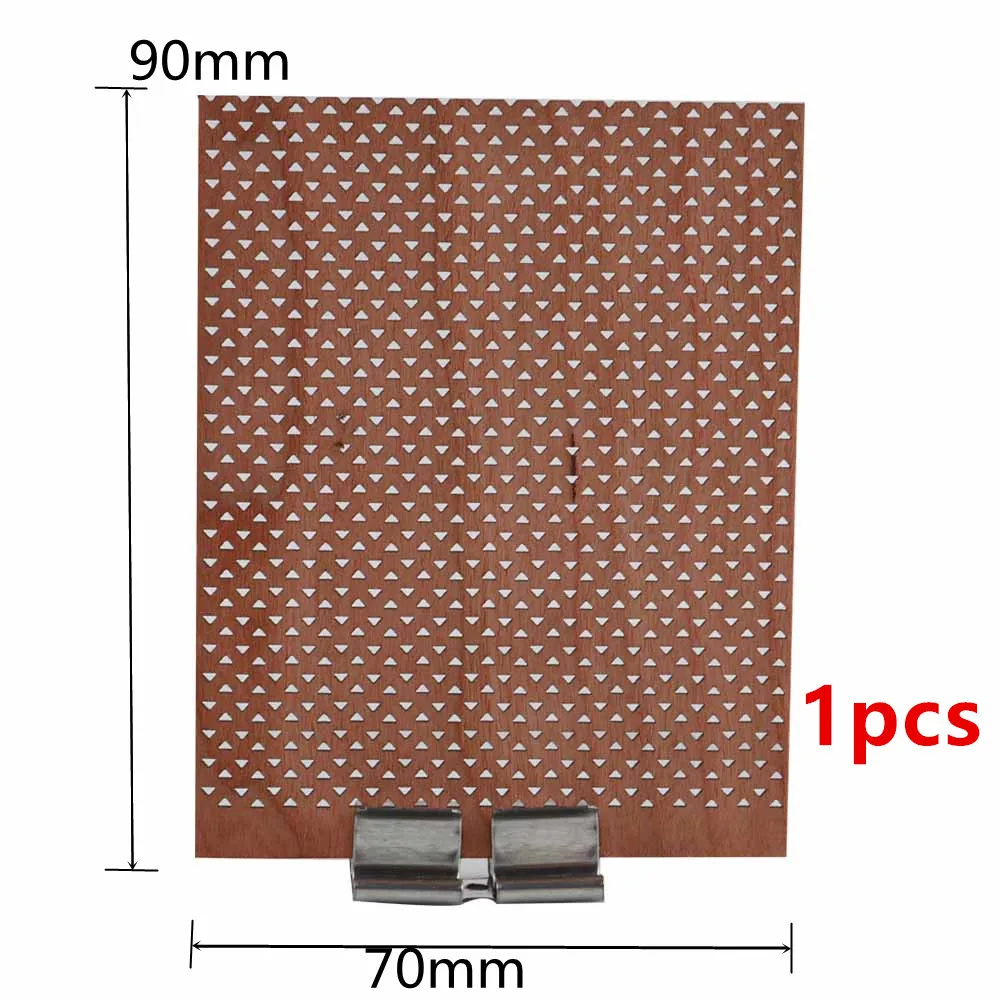 Description Picture 6 of itemLarge Flame Wooden Candle Wicks With Metal Bases Candle Cores Making Supplies Natural Rectangle Wood For DIY Soy Wax Candles