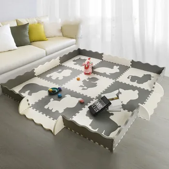 

Cartoon Animal Baby Play Soft Gym Crawling Mat Pattern Carpet EVA Foam Puzzle Mats Kids Floor Puzzles Play Mat For Children Gift