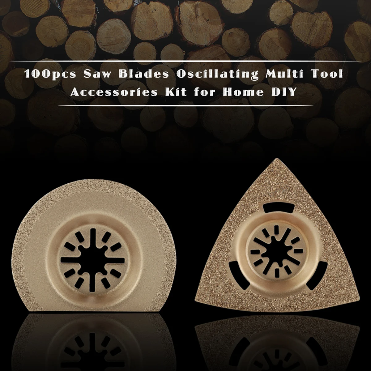 

Hot 100pcs Oscillating Saw-Blade Multiple Tool Kit Multifunctional Oscillating Saw Web Kit Power Tools Repair Machine Accessorie