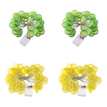 

Lemon Slice LED String Light Garden Holiday Christmas Party Background Decoration Warm Atmosphere Kids Bedroom Nightlight