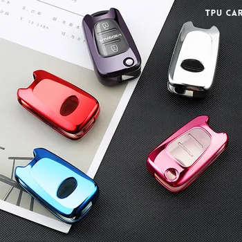 

Fits Perfect TPU 2 Buttons Car key Wallet case For Kia RIO K2 K5 ceed Sportage Sorento Picanto Folding keychain Key Housekeeper