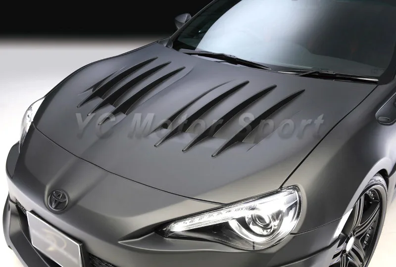 

Car Accessories FRP Fiber Glass WA Sport Line Style Hood Bonnet Fit For GT86 FT86 ZN6 FRS BRZ ZC6 Hood Car-styling