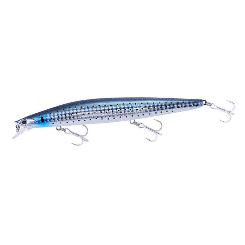 

Long Casting 140mm 23g Saltwater Minnow Fishing Lures for Sea Bass Floating Shore Salt Hard Artificial Bait 9119