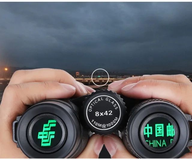 10x42 High Definition Large Screen Digital Night Vision Installation Memory Card Photo Video Hunting Patrol Infrared Telescope