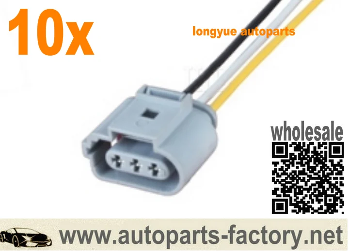 Longyue 10 шт. Коленчатый ДАТЧИК вилка для Audi A4 A6 VW Passat Jetta Golf A3 1J0 973 723 г | Автомобили и