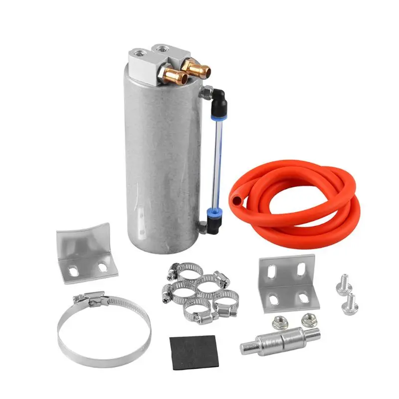

350ML Aluminum Alloy Racing Oil Catch Tank Round Can Reservoir 6 colors OCC019 U90C