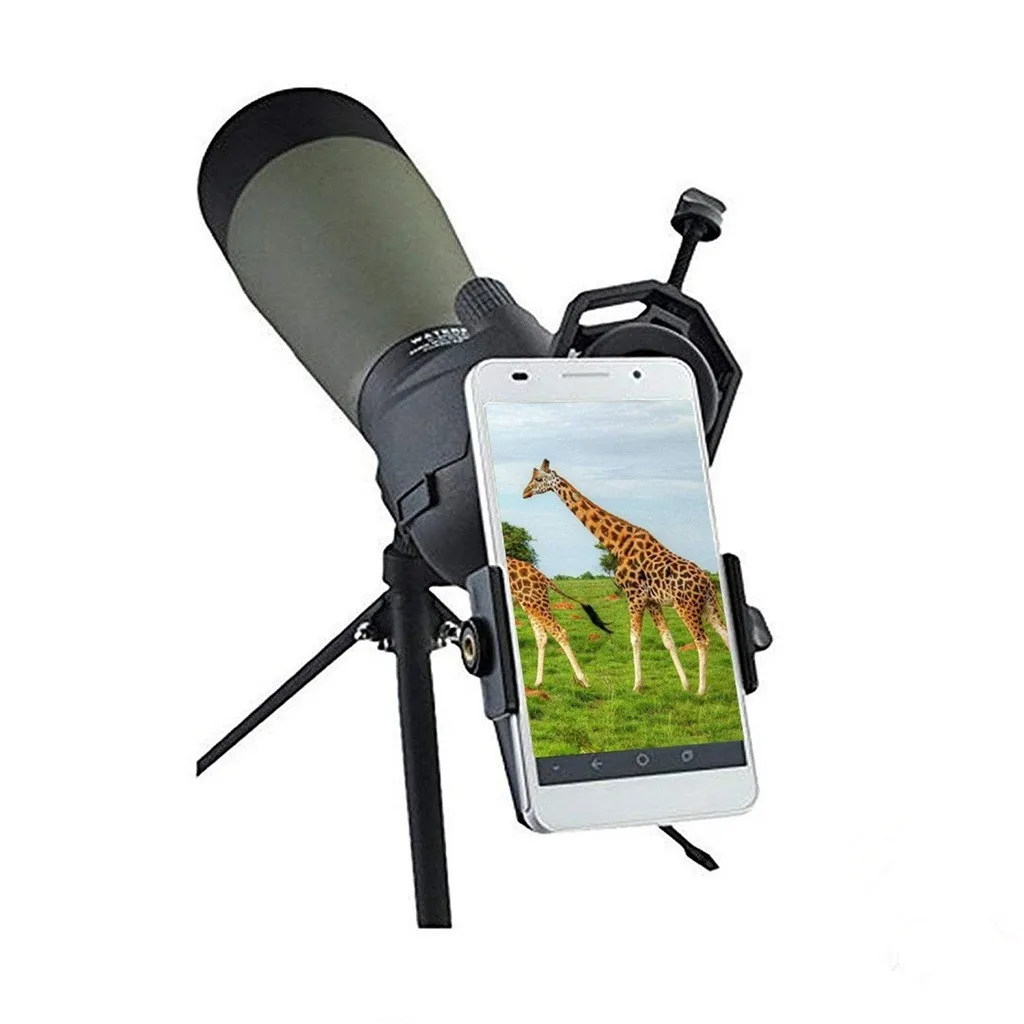 Telescope mobile phone multi-function bracket Binocular Telescope Phone Mount Adapter Holder Microscope fits Almost Smartphone#e