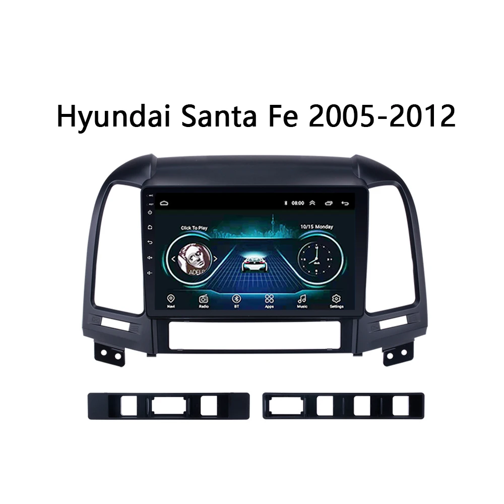 Автомобильный радиоприемник для hyundai Santa Fe 2005 2012 GPS Navi мультимедиа системы Android 8 1 9