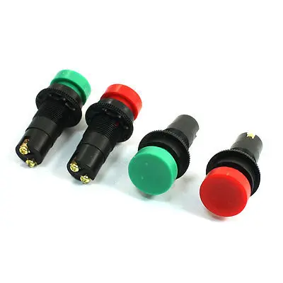 24 V 110 6A станок красный + зеленый круглая головка Мгновенный кнопочный