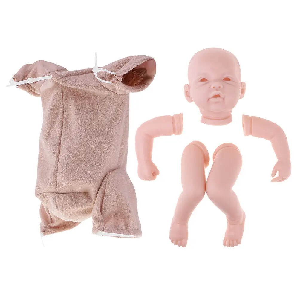 20 дюймов Неокрашенная Кукла реборн DIY наборы и ткань тела силиконовая Детская кукла модель детские куклы аксессуары Подарки для девочек
