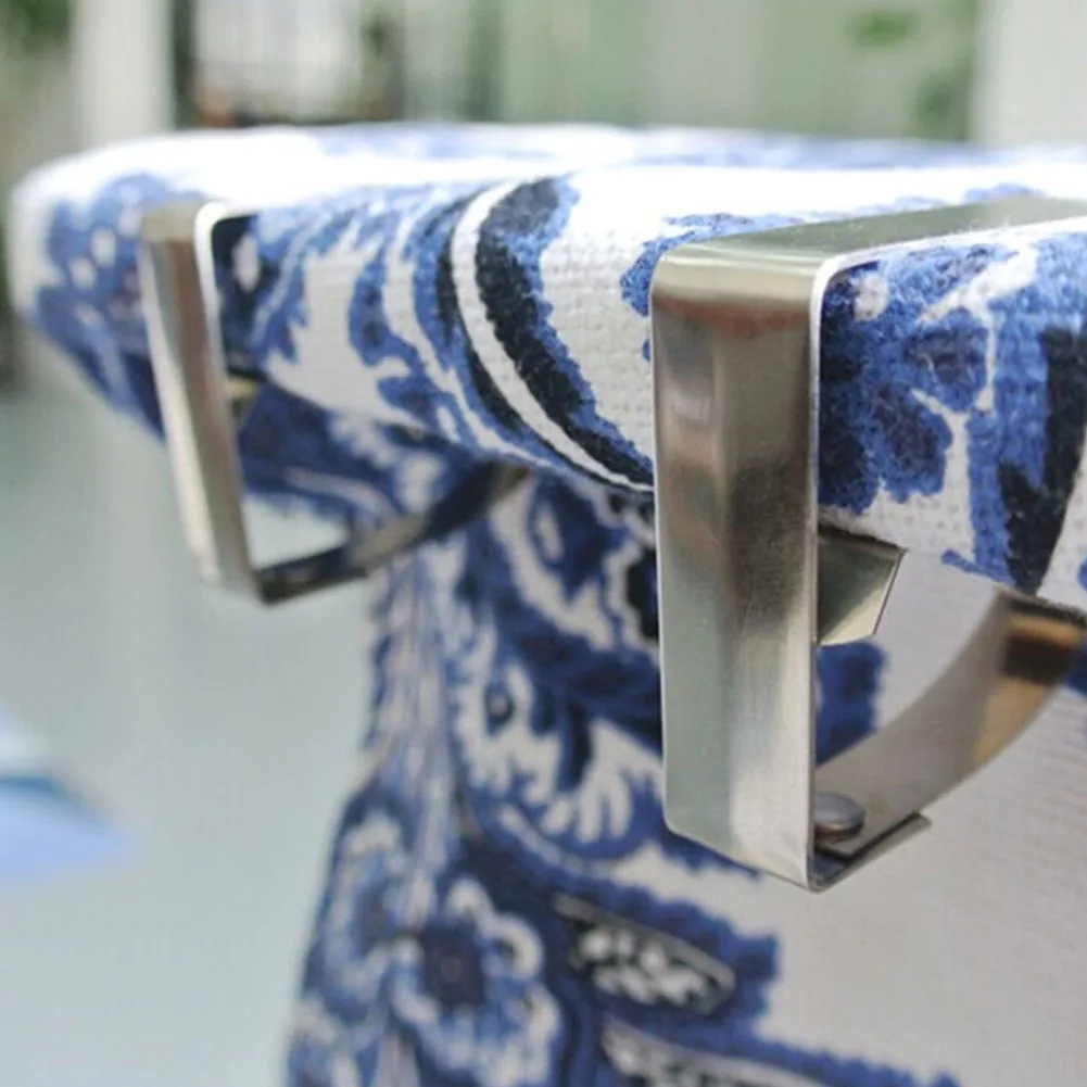 10PCS Clips Tablecloth Stainless Steel Adjustable Table Cover Home Wedding Party Picnic Holder Clamp Tools Shirt Folder