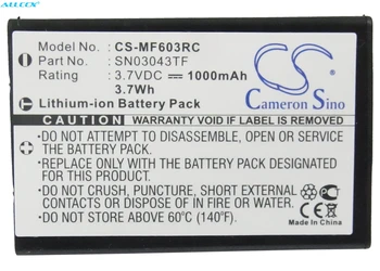 

Cameron Sino 1000mAh Battery for Acoustic Research ARRX18G, For NEVO C3, UEI-NEVO C3, For One For All ARRX18G, URC 11-8603, 8603