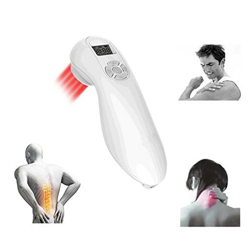 

Handheld Portable Rechargeable Cold Laser Therapy Phototherapy Device Pain Relieve Spine Pain Wound Healing Knee Rehabilitation