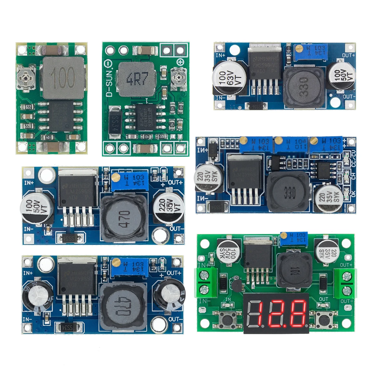 Высокое качество 3A Регулируемый DC LM2596 LM2596S Вход 4V 35V Выход 1 23 V 30V понижающий