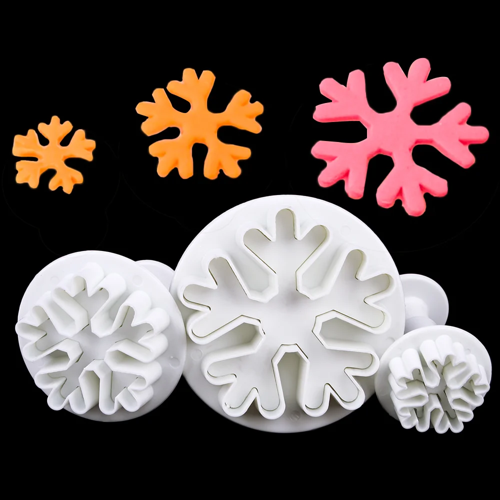 3 шт. форма в форме снежинки для украшения торта | Дом и сад