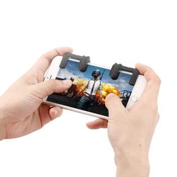 

Gocomma 1 Pair of Mobile Game Fire Button Shooting Trigger for PUBG Rules of Survival