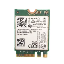 Для Intel двухдиапазонный беспроводной-N 7265 7265NGW NB 802.11N 2x2 WiFi 300 Мбит/с NGFF M.2 карта 7265NB 2,4G/5G