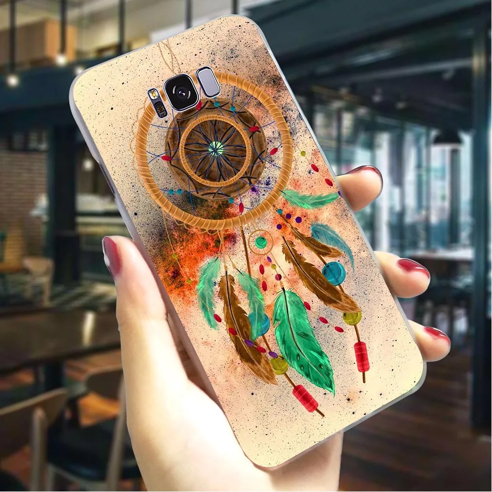 Жесткий чехол разноцветный Ретро для телефона Galaxy M40 A3/A5 A6 A8 Plus/A7 A9 2018 A10 A20 A30 A40 A50 A60