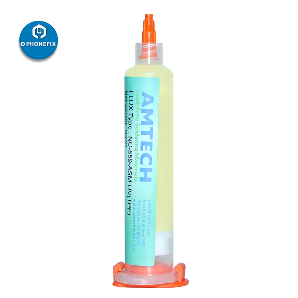 AMTECH NC-559-ASM Solder Flux BGA No-Clean Solder Paste with Plunger and Tip Welding Oil Flux Lead-Free Solder Dispensing Kit huntsman welding helmet Welding & Soldering Supplies