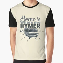 Футболка с принтом по всему миру, Мужская забавная футболка, Домашняя футболка с надписью «my Hymer is Graphic»