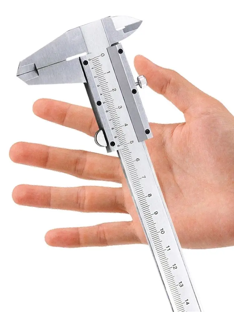 Description Picture 2 of itemVernier Caliper 6" 0-150mm 0.02mm Metal Calipers Gauge Micrometer Measuring Tools