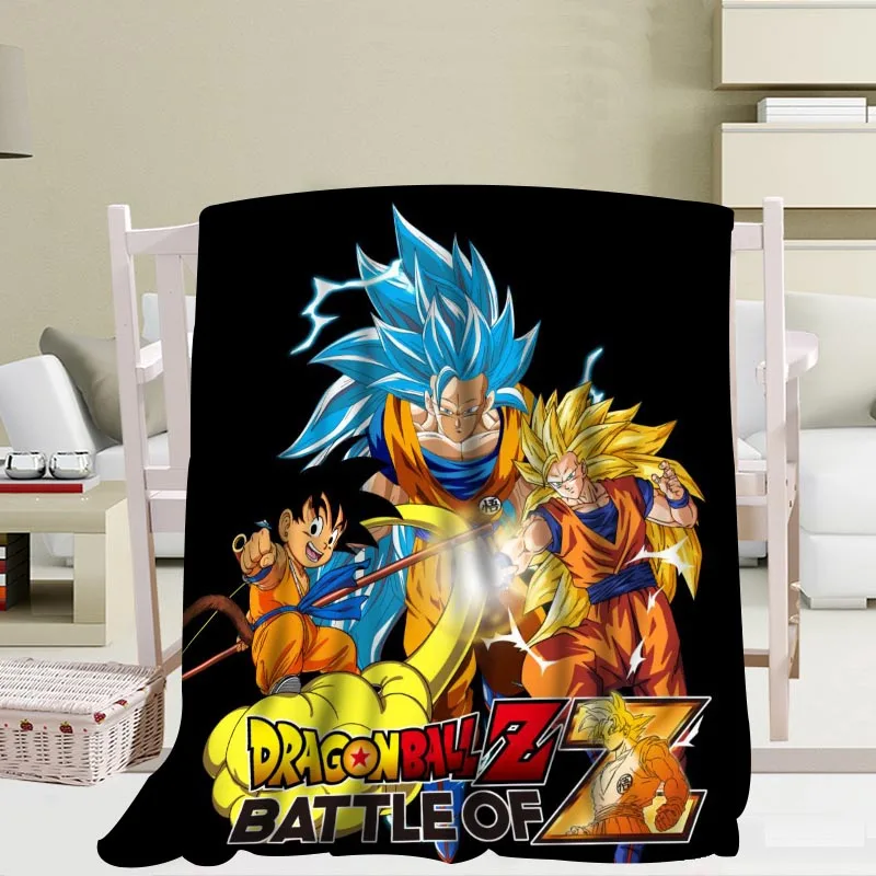 Аниме Dragon ball z одеяло s Путешествия Диван коралловый флис тканевые одеяла мягкие пользовательские Фланелевые Одеяло для дивана/постельное покрывало