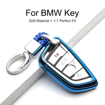 

Car Key Cover TPU Key Case for BMW 1 3 5 7 I3 M3 X3 X4 X5 X6 Series F15 F34 F10 F30 F20 F25 G05 F07 G30 Car Accessories Keychain