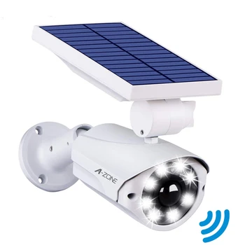 

Outdoor Solar Powered Waterproof Fake Camera Dummy CCTV Security Surveillance Flashing Red LED Light Video Anti-theft Camera