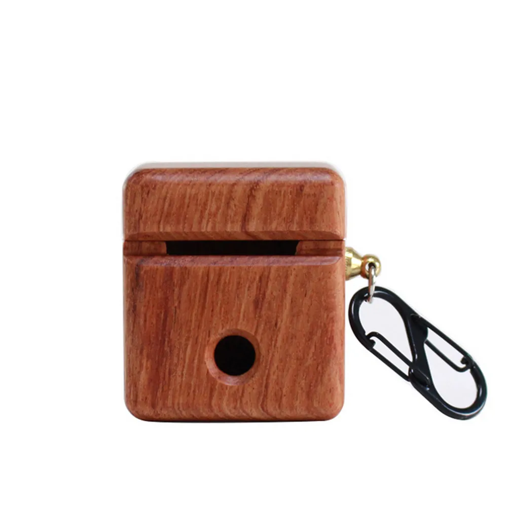 Rosewood Деревянный защитный чехол для наушников для Airpods Pro, беспроводные Bluetooth наушники, зарядная коробка, корпус, чехол для Airpods Pro - Цвет: Rosewood