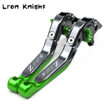 

Green For KAWASAKI Z750R Z 750R 2011 2012 Motorcycle CNC Adjustable Folding Extendable Brake Clutch Lever