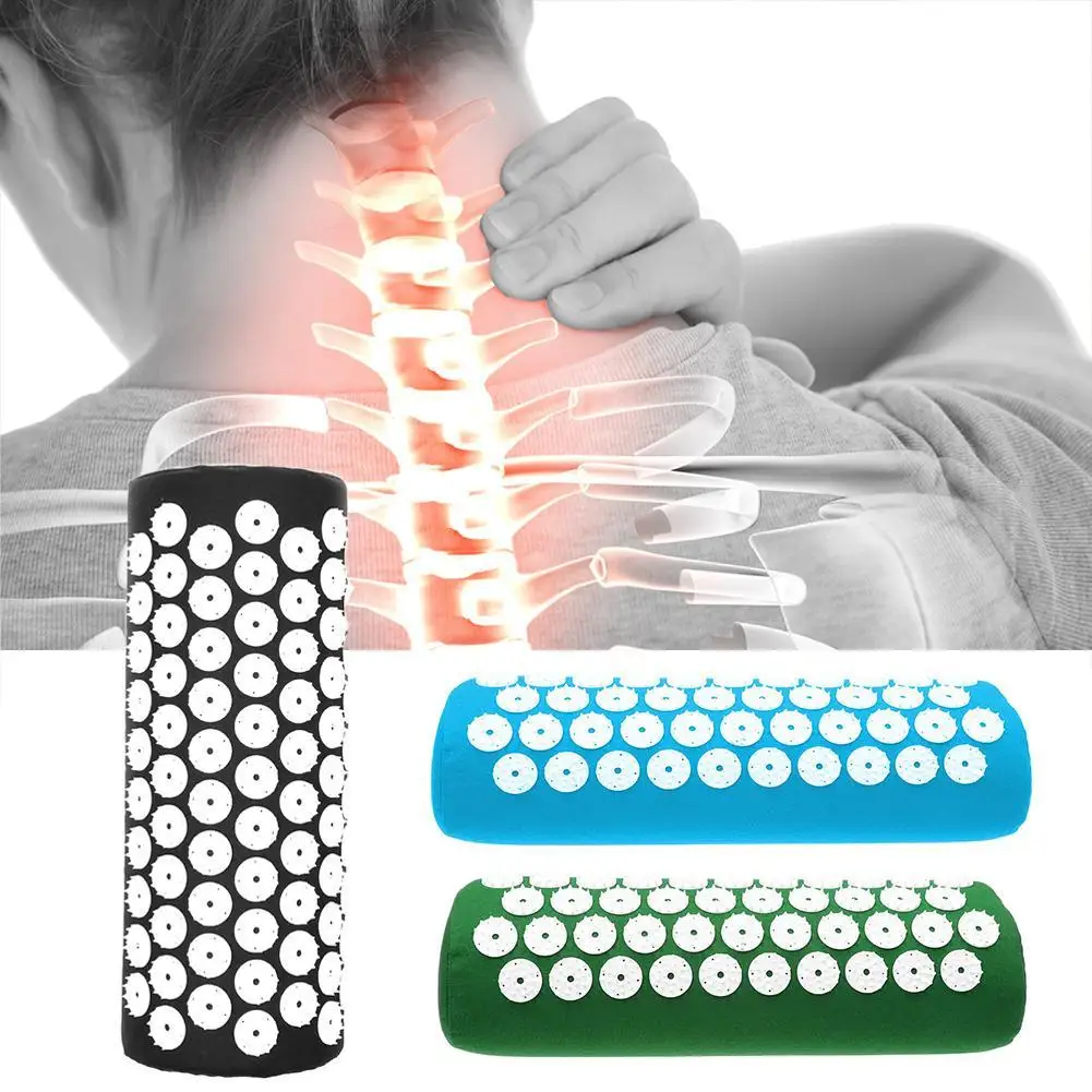 Acupressure Massager Cushions Relieve Back Pain Spike Mat Massage Yoga