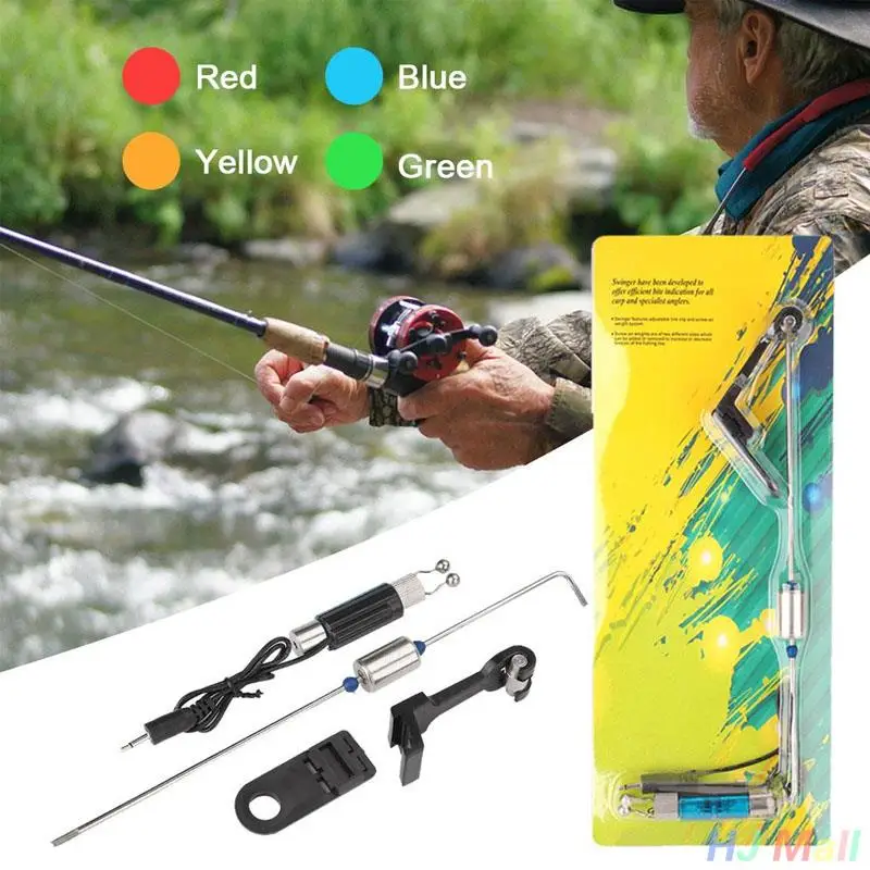 

Outdoor Fishing LED Illuminated Indicator Alarm Chain Hanger Swing Tackle Kit