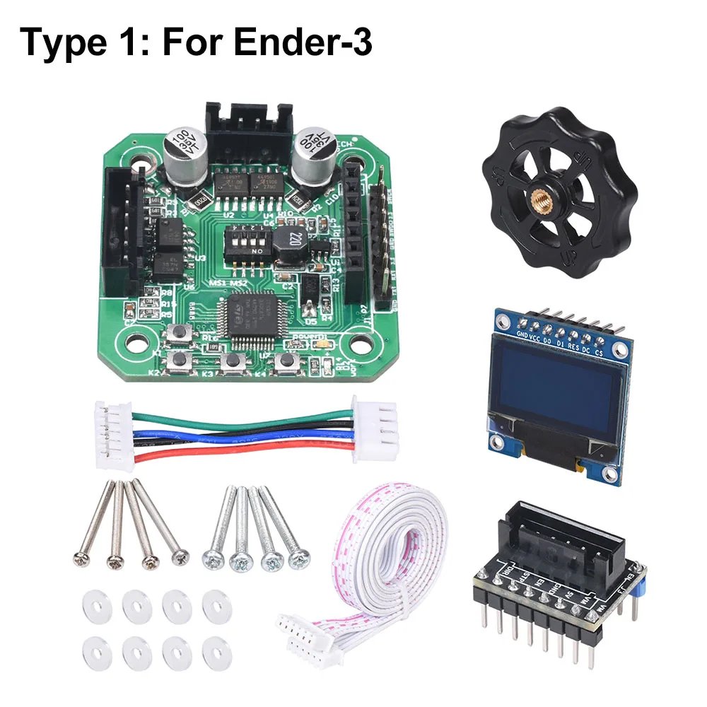 Ceny BIGTREETECH S42B V1.0 pętla zamknięta płyta sterowania sterownika 42 silnik krokowy części drukarki OLED 3D dla Ender 3 SKR V1.3 1.4 VS S42A