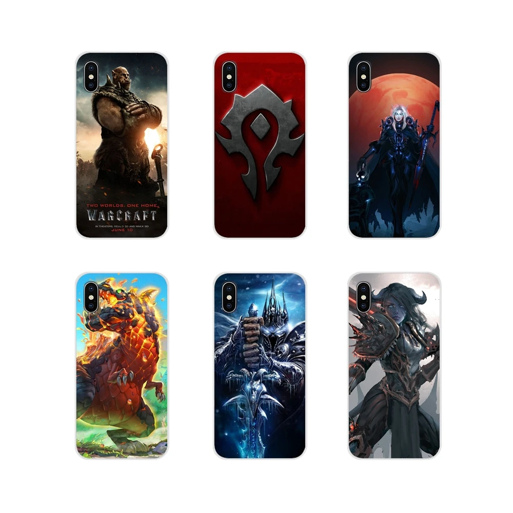 Прозрачный мягкий чехол из ТПУ WOW Horde World of Warcrafts для Apple IPhone X XR XS 11Pro MAX 4S 5s 5C SE 6S 7 8 Plus