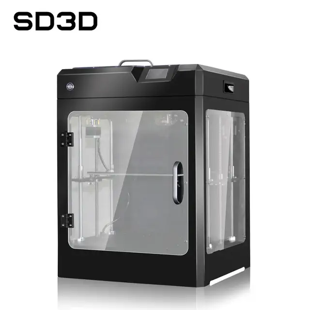 Best Price SD3D 3d printer Box type machine complete machine 3.5 inch touch lcd failure printing Short distance extrusion 3Dprinter SD-3000