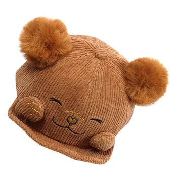 

Autumn Hat For Boys Girls Cartoon Embroidery Pattern Baseball Cap Children Casual Hip Hop Sun Caps With Ball Design