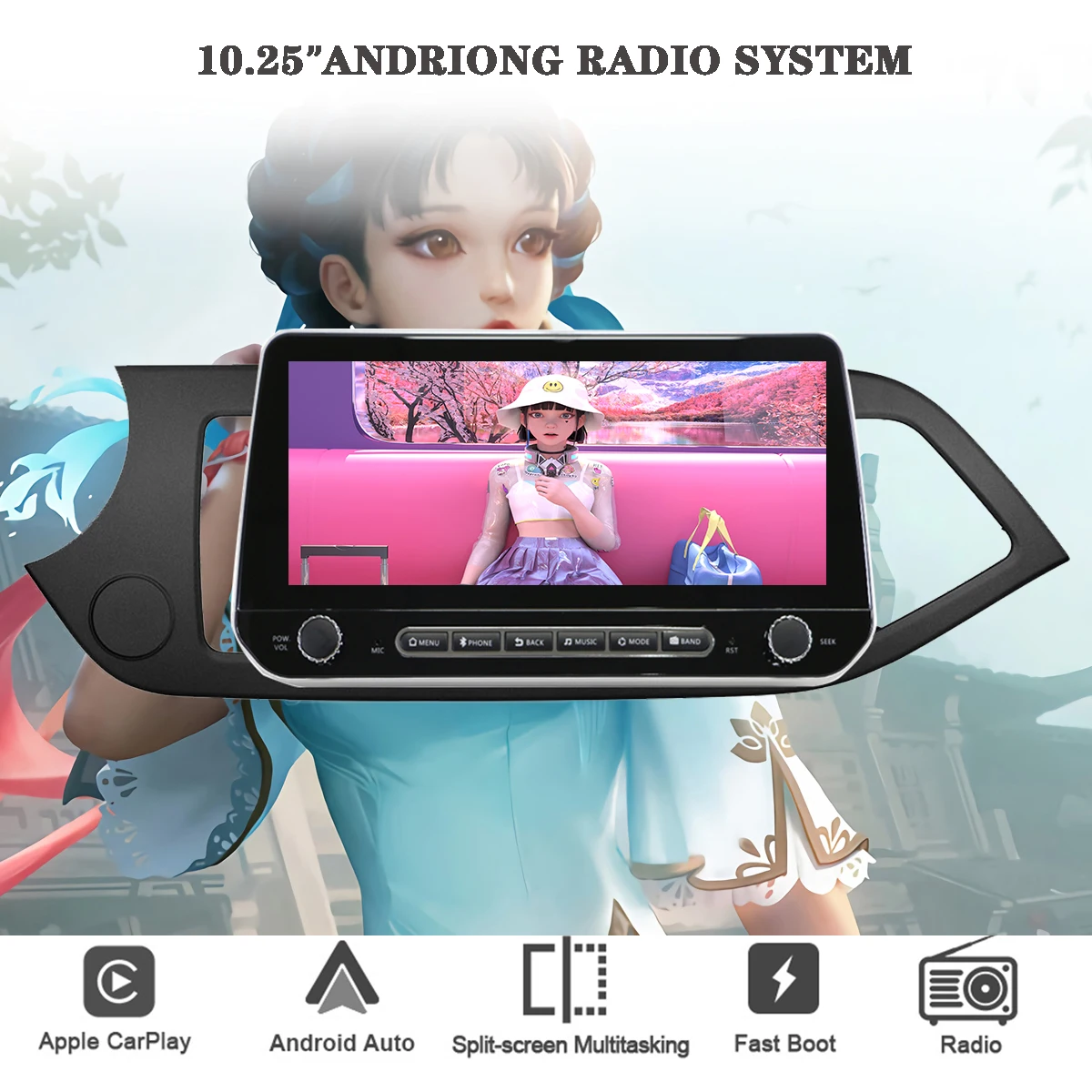 Android 11 Car Radio Multimedia DVD Player For KIA PICANTO Morning 2011-2016 GPS Navigaion 2 din Head Unit Split Screen Stereo | Автомобили