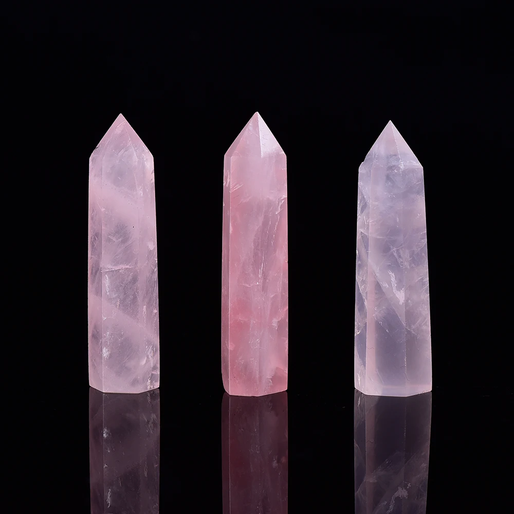 1pc 50-60mm Natural crystal Hexagonal Column Crystal Point Healing Wand Mineral Stone Study Room Decoration Craft 1pc 50-60mm Natural crystal Hexagonal Column Crystal Point Healing Wand Mineral Stone Study Room Decoration Craft
